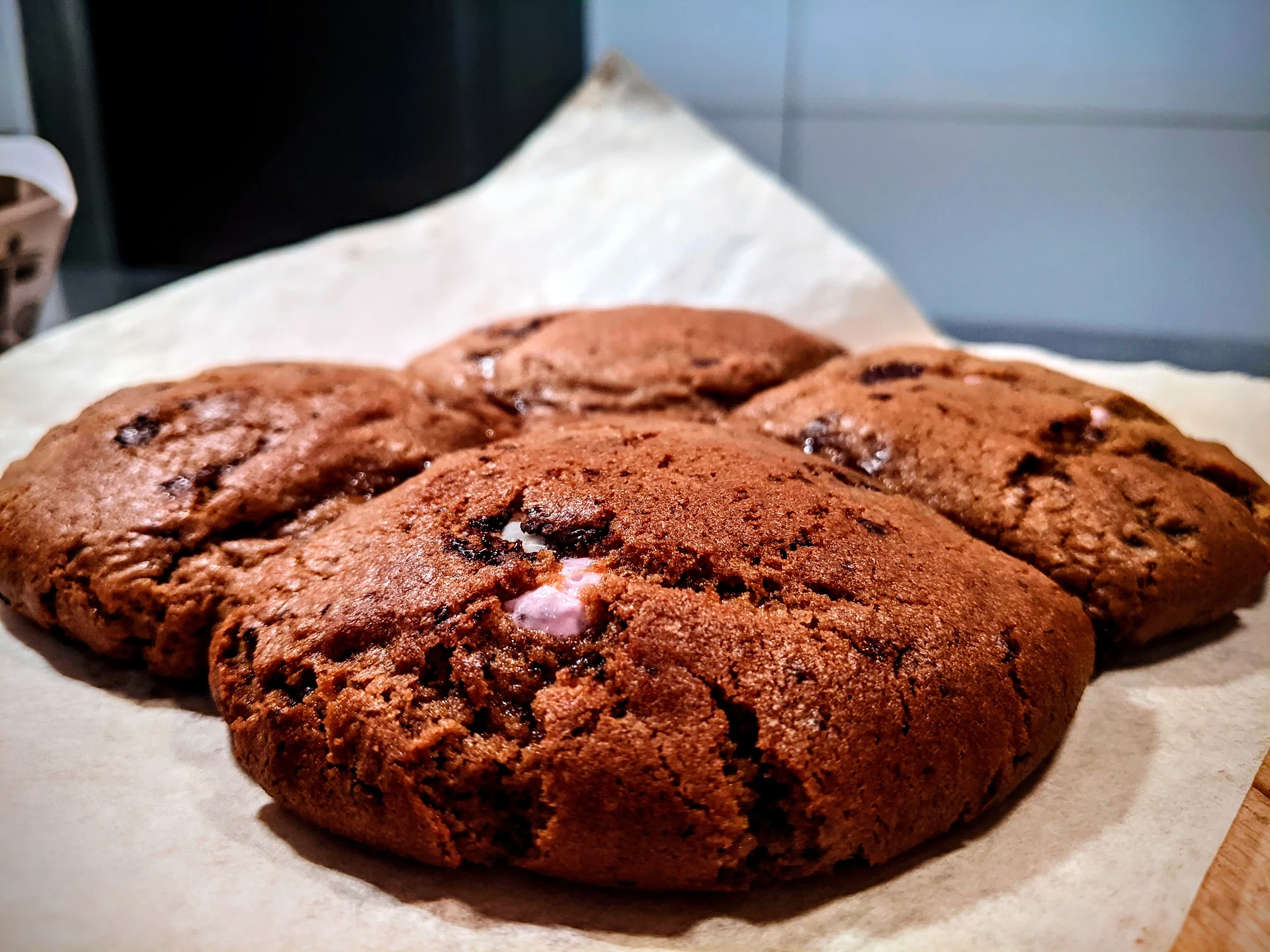 Freshly baked cookies